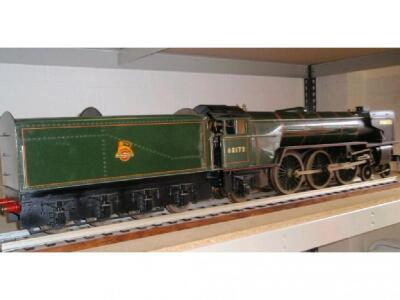 A 3?" gauge live steam model of locomotive Our Babu BR60172 - 3