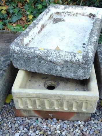 A late 19th/early 20thC stoneware Belfast sink