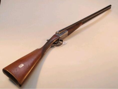 A W. Darlow of Bedford 12 bore side by side shotgun