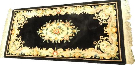 A Chinese European style wool cut runner