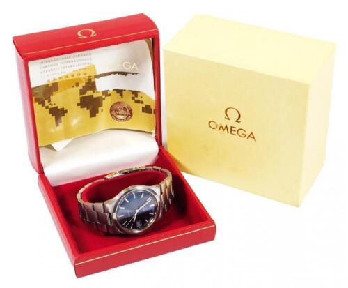 A gentleman's Omega wristwatch