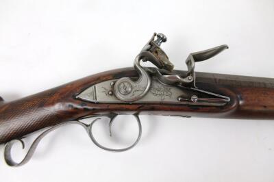 An 18thC flintlock rifle - 3