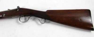 An 18thC flintlock rifle - 4