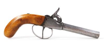 An early 19thC flintlock pocket pistol