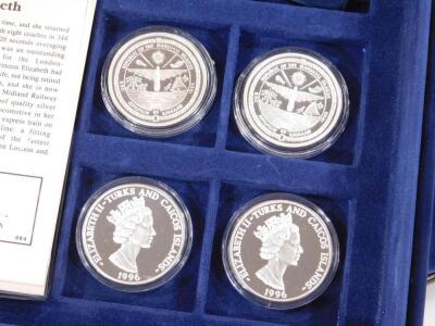 Four various commemorative coins - 3