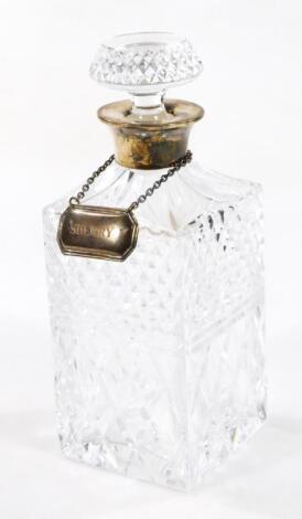 A 20thC decanter