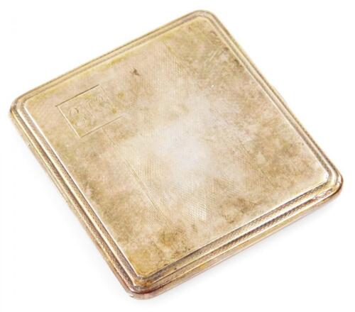 A George V silver cigarette case