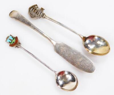 Various silver flatware - 8