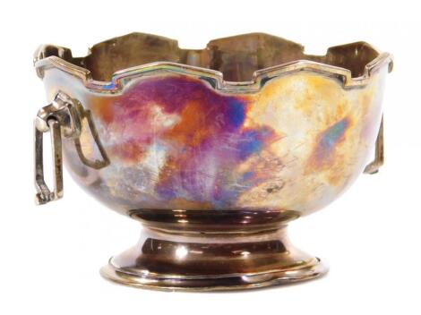 A George V silver Montieth bowl
