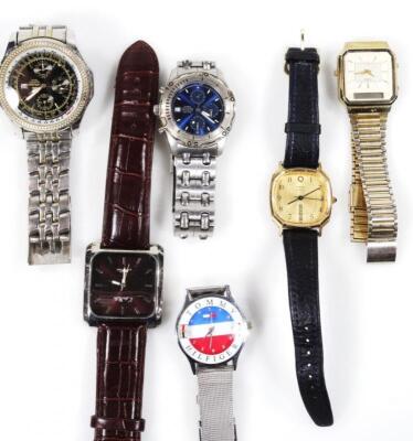 Various gentleman's wristwatches