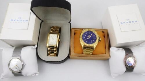 Various gentleman's cased fashion watches