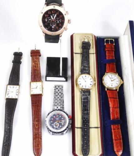 Various gentleman's fashion watches