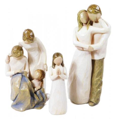 Various Willow Tree figures