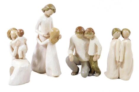 Various Willow Tree figures