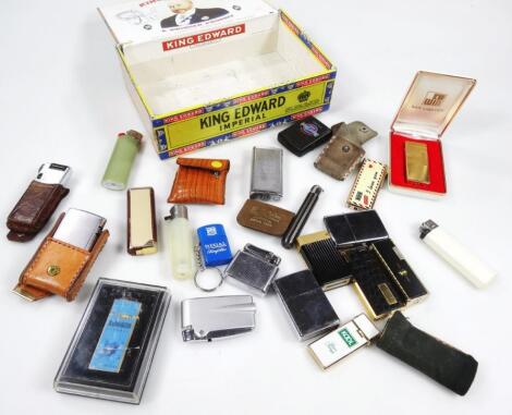 Various pocket lighters