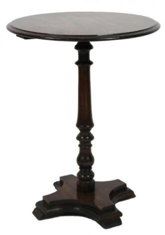 A principally 19thC mahogany occasional table