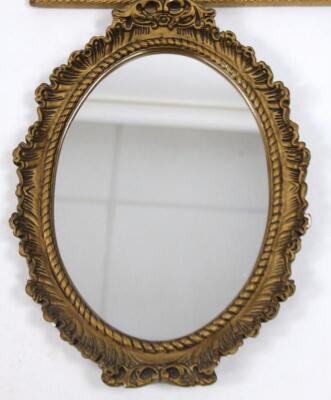 Various 20thC decorative mirrors - 4