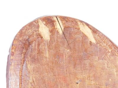 A ceremonial shaped wooden shield - 3