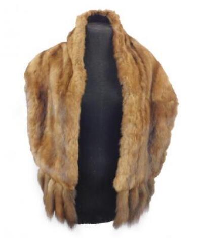 A Mink stole for Harrods