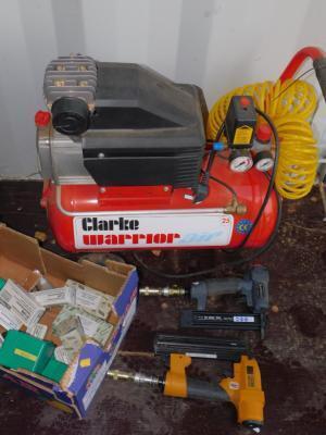 A Clarke Warrior air compressor