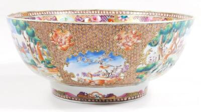 A 19thC Chinese famille rose bowl - 4