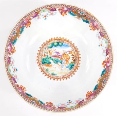 A 19thC Chinese famille rose bowl - 5