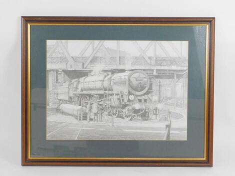 John Edwin Wigston (20thC/21stC). Hereward the Wake steam locomotive