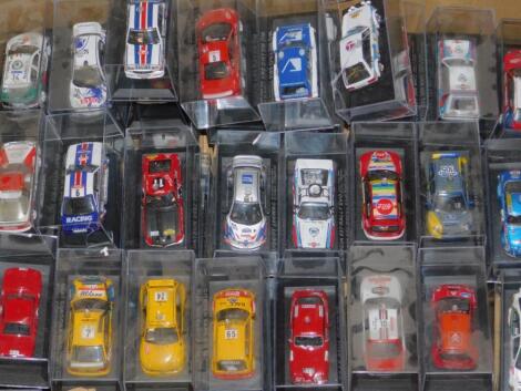 Die cast models of Rally cars