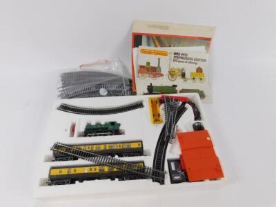 A Hornby OO gauge tank locomotive set