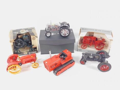 A Universal Hobbies 50th Anniversary Edition of a Fordson Power Major Tractor