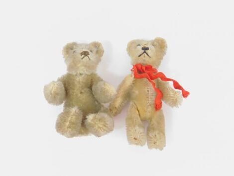 Two miniature early 20thC Teddy Bears