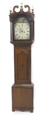 A 19thC longcase clock by James Chapman of Lincoln