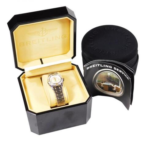 A ladies Breitling quartz wristwatch