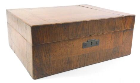 A Continental oak and ash workbox