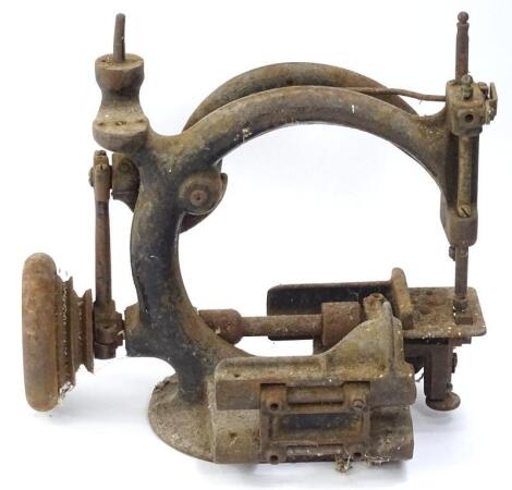 A Victorian sewing machine