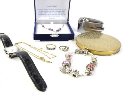 Various modern costume jewellery