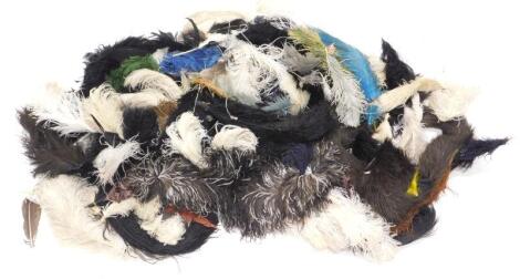 A large quantity of ostrich and other feathers etc.