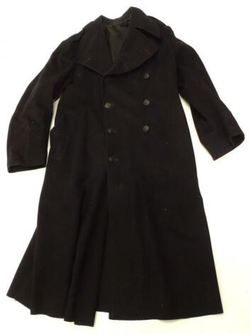 A policeman's over coat