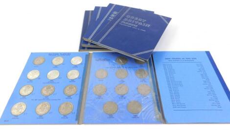 Various Great Britain coin folders