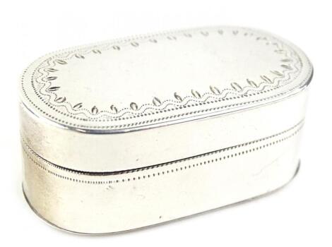 A George III silver vinaigrette