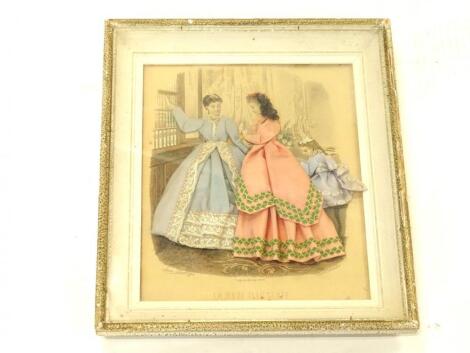 A late 19th/early 20thC French fashion print