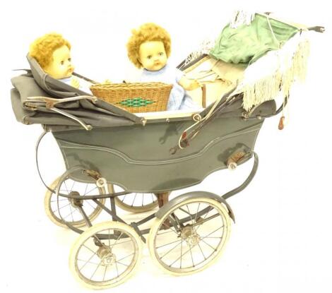 A child's toy pram