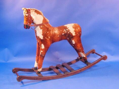 A rocking horse.