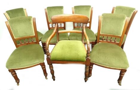 A collection of dining chairs