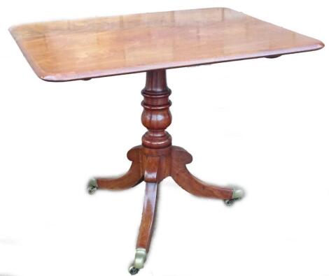 A Victorian mahogany occasional table