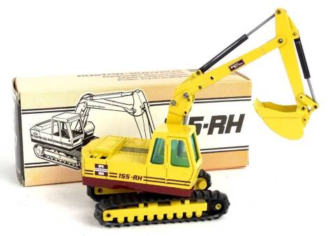 A Ruston Bucyrus die cast hydraulic excavator 155.RH, boxed.