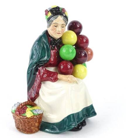 A Royal Doulton porcelain figurine, The Balloon Seller, HN1315, 20cm H.