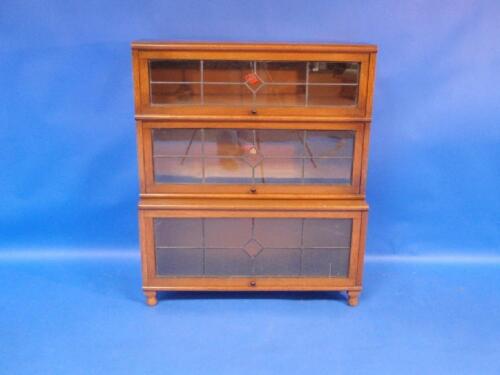 A Hillhead sectional bookcase by Peters Graham Glasgow