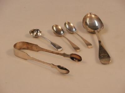 A Victorian silver tablespoon by George Adams