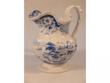 A 19thC Ridgways 'Indian Temple' jug